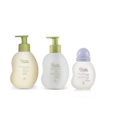 Imagem de Kit Natura Mamãe e Bebe Shampoo e Condicionador + Colônia Relaxante
