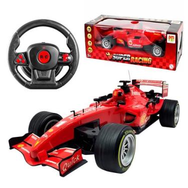 Imagem de Formula 1 Controle Sem Fio Carro Infantil Grande 1 12 Com Direção Real