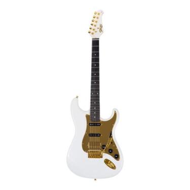 Imagem de Guitarra Seizi Vintage Budokan HSS Pearl White Gold