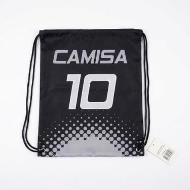 Imagem de 6UN Bolsa Saco Porta Chuteira Esportiva Camisa 10 Academia - Senhor Pr