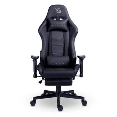 Imagem de Cadeira Gamer XT Racer Attack, Até 120Kg, Reclinável, Apoio de Pés Ret