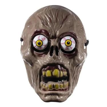Imagem de Máscara Halloween Monstro com Olho Saltitante Plástico Zumbi Olho Salt