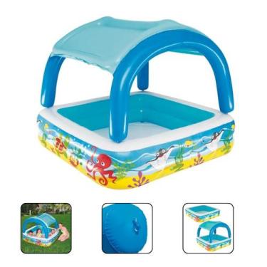 Imagem de Piscina inflavel mor coberta amigos do mar 330l - 001614