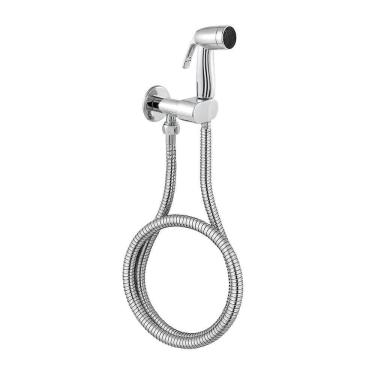 Imagem de Ducha Higiênica DP4010 Cromada Flexível 4L-min Pressão 6 MCA Inox
