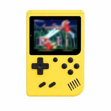 Imagem de Super Mini Video Game Portátil 400 Em 1 Retrô - PONTO DO NERD, Amarelo