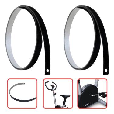 Imagem de Kit com 2 Cintas De Carga Compatível Para Freio da Bicicleta Ergometrica Kikos Hc 3015