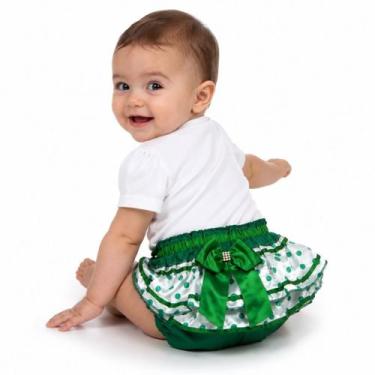 Imagem de Calcinha Bunda Rica Bebê Menina Com Babado Frufru Confortável - - Empó