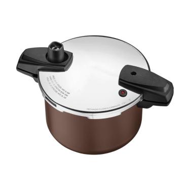 Imagem de Panela de Pressão Arizona Induction em Alumínio com Revestimento Antiaderente Starflon m 20 cm 4,5L Cozimento Rápido