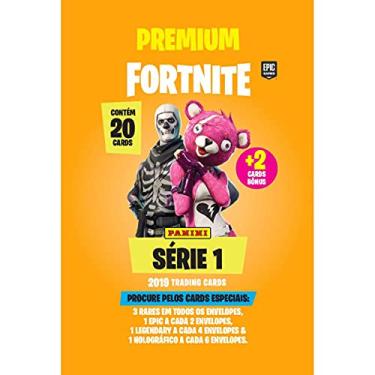 Imagem de Figurinhas Fortnite, Panini, Premium, Envelope com 20 Cards, Multicor