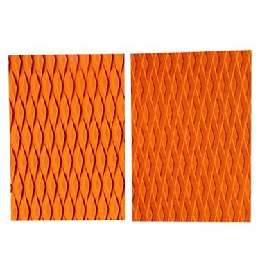 Imagem de 2x Groove Pattern Prancha de Surfe Tração Almofadas de Cauda, laranja
