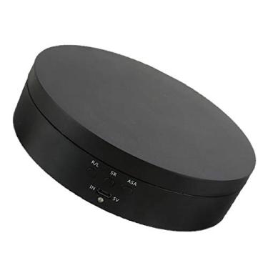 Imagem de Newmind Suporte giratório ABS 360 para exibição de toca-discos Hobby arte 3D suporte de cosméticos - preto