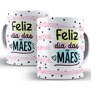 Imagem de Caneca Feliz Dia Das Mães 325 Ml De Porcelana