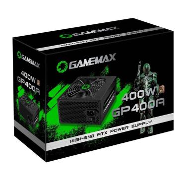 Imagem de Fonte Gamer Atx 400W 80 Plus Gp400A Automatica - Gamemax