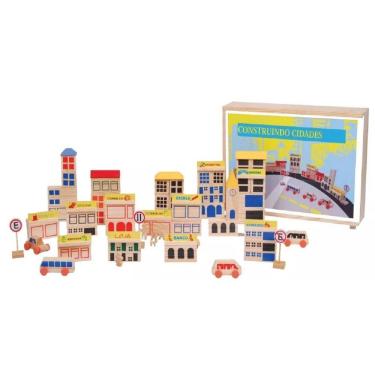 Imagem de Brinquedos Educativos Blocos Construindo Cidades 85 Peças
