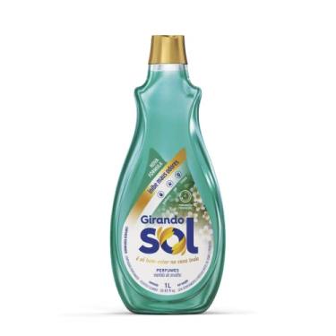 Imagem de Limpador Perfumado Manhãs De Orvalho Girando Sol 1L, Higienizador Multiuso Perfumado, Verde, Perfumação Prolongada Para Banheiro, Fritura E Pet, Inibe Maus Odores, Sua Casa Merece O Melhor Cuidado