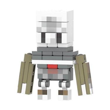 Imagem de Boneco Minifigure Blocos De Montar Agent Minecraft