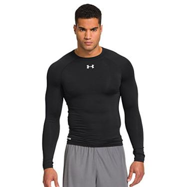 Imagem de Camiseta masculina Under Armour HeatGear Sonic Compression L/S, Preto, XX-Large