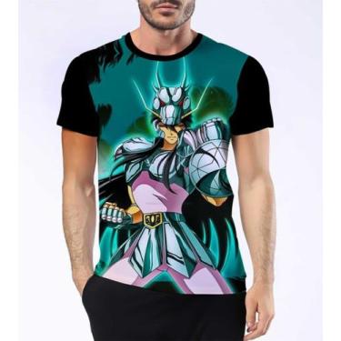 Imagem de Camisa Camiseta Shiryu De Dragão Cavaleiros Dos Zodiáco 2 - Dias No Es