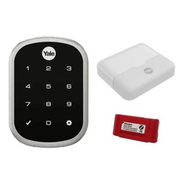 Imagem de Combo Fechadura Yrd 256 Rl + Hub E Zigbee Integrado - Yale