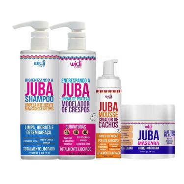 Imagem de Kit Encrespando A Juba Widi Care Shampoo - Mousse - Máscara 500g