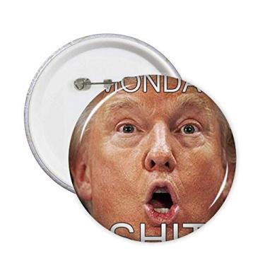 Imagem de American Great Funny Shit Monday imagem alfinetes emblema botão decoração acessório 5 peças