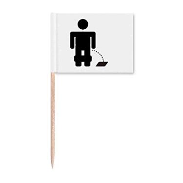 Imagem de Excretion Liquid Clothing Hygiene Toothpick Flags Marker Topper Decoração de Festa
