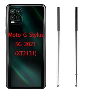 Imagem de 2 peças para Moto G Stylus 5G caneta de reposição para Motorola Moto G Stylus 5G XT2131 Touch Stylus S caneta preta