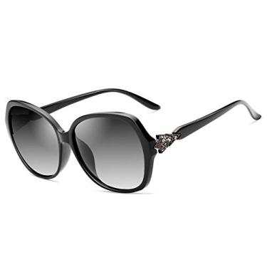 Imagem de Oculos de Sol Feminino VEITHDIA Degradê Luxuoso Lentes Polarizada com Proteção Uv400 (C3)