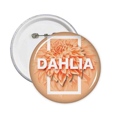 Imagem de Caixa Dahlia em forma de flor Art Deco presente moderno pinos distintivo emblema acessório decoração 5 peças