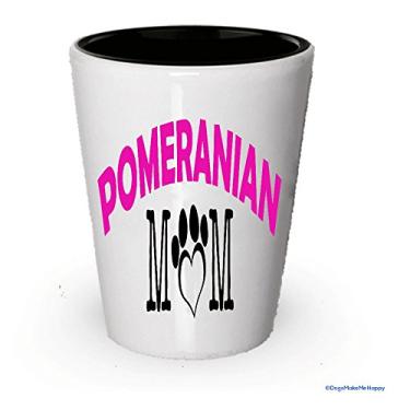Imagem de Copo de shot para pai e mãe da Pomerânia – Presentes para casais da Pomerânia (1, mamãe)