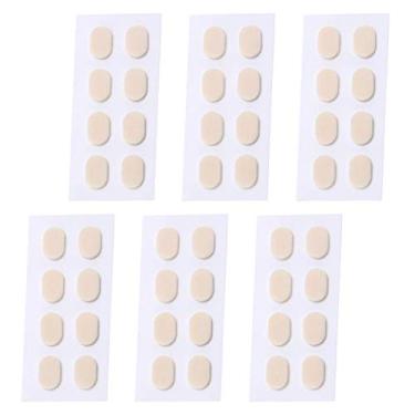 Imagem de Generic Óculos Autoadesivos de 24 Pares Protetores de Nariz Óculos de Sol Blocos de Nariz Finos - Pele 1,5 mm