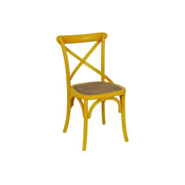 Imagem de Cadeira Kat Rústica - Amarelo