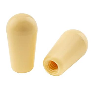 Imagem de Musiclily Pro Métrico Knob Ponteira Chave Seletora estilo LP para Guitarra Epiphone Les Paul, Creme (2 Peças)