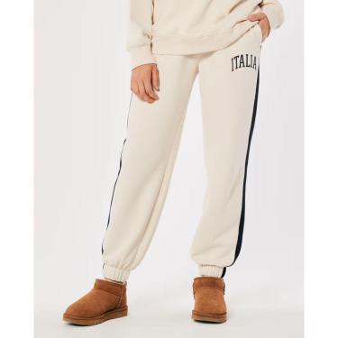 Imagem de Calça de Moletom Dad Jogger Hollister Cintura Alta Feminina
