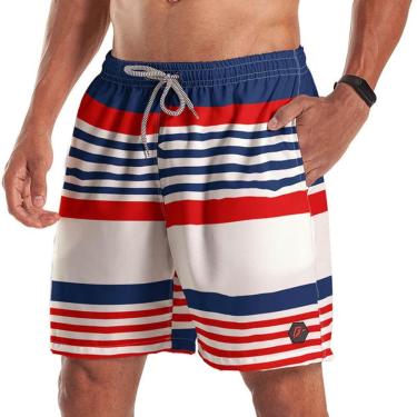 Imagem de Short Bermuda Listrado Dock Marine Stripes-Masculino