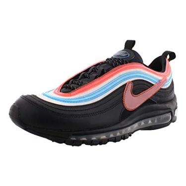 Imagem de Nike Air Max 97 Oa Gs 'Neon Seoul' - Ci1503-001 - Tamanho, Black/Reflect Silver-blue Lago, 10.5