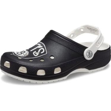 Imagem de Sandália crocs classic brooklyn nets clog white/black - 39