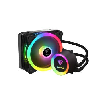 Imagem de Water Cooler Gamdias Chione, ARGB 120mm, Intel-AMD, Preto -E2-120 LITE