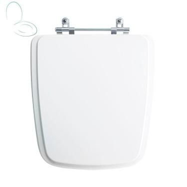 Imagem de Assento Sanitário Tampa de Vaso Branco MDF Laqueado Suite para bacia Incepa