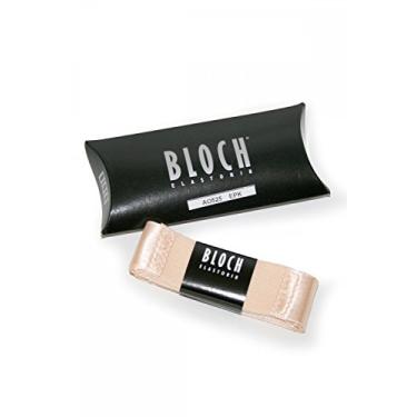 Imagem de Bloch Sapatilha de balé de elastorib de dança pré-cortada com elástico rosa europeu, tamanho único