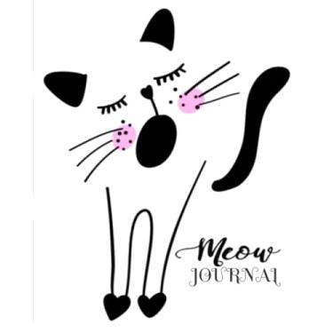 Imagem de Meow Kitty Cat Journal: Large 240 page 8x10 jornal notebook for home office school