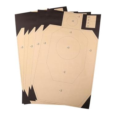 Imagem de Kokiya 5 peças de tiro alvo papel silhueta reativa alvo adesivo para treinamento