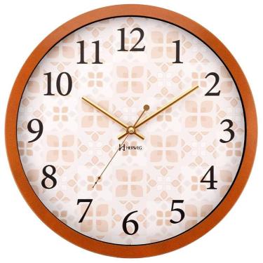 Imagem de Relógio De Parede Herweg Ref: 6739-341 Alumínio Laranja
