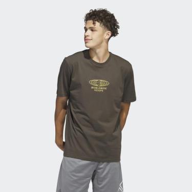 Imagem de Camiseta Estampada Worldwide Hoops Globe Basketball - Adidas