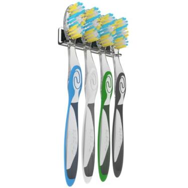 Imagem de Suporte Fixo Organizador de Parede Porta Escovas de Dente - ARTBOX3D (Para 4 Escovas)
