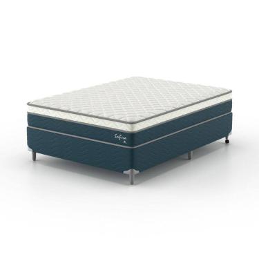 Imagem de Conjunto Casal Safira 1,38x1,88x0,63 Azul