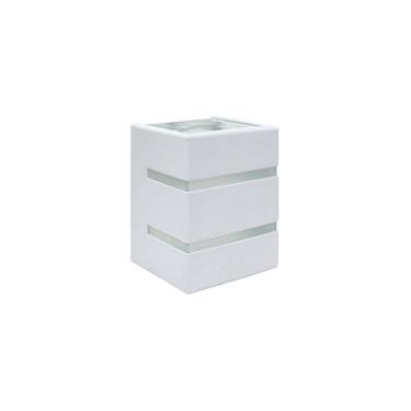 Imagem de Arandela Blumenau Quadro Aleta G9 Bivolt Branco Fosco
