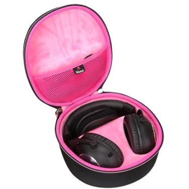 Imagem de Mchoi Capa rígida à prova de choque para Logitech G PRO X, G735 / Razer Kraken Ultimate RGB USB Gaming Headset, rosa choque, apenas capa