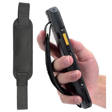 Imagem de Alça de mão para scanner de computador móvel Zebra TC21 TC22 TC26 TC27 TC53 TC58 TC73 TC78 - Ajustável em ambas as extremidades - Arnês para palma da mão