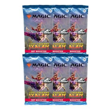 Imagem de 6 Packs MTG Set Booster Pack Lot MTG Lost Caverns of Ixalan